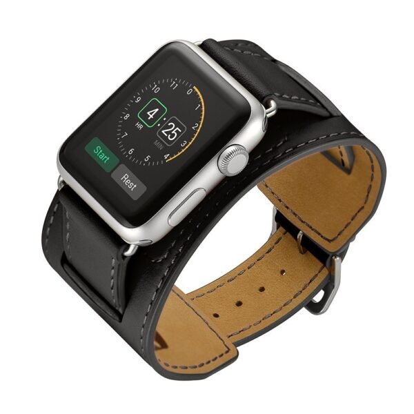 Suitable For Apple Watch Leather Strap Watch Bracelet Strap